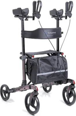 Produktbild von Moretti faltbarer Rollator mit 4 Rädern und einem Sitz