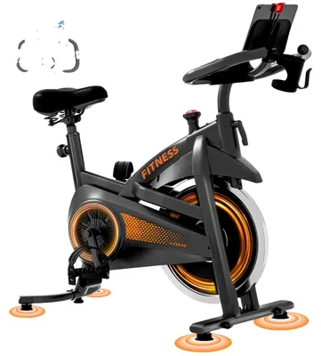 Image de Vélo d'appartement, moniteur de fréquence cardiaque, écran LED intelligent, CBE10
