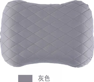 Produktbild von Aufblasbares Reisekissen mit abnehmbarem Bezug, ergonomisches Nackenkissen Langstreckenflüge und Camping
