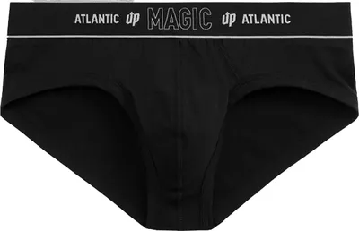 Produktbild von Herren-Slips Atlantic Baumwolle schwarz bequem und klassisch XL