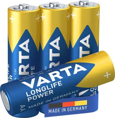 Obrázek produktu pro Varta -4906/4B, Baterie na jedno použití, AA, Alkalický, 1,5 V, 4 kusů, Modrá, Zlato