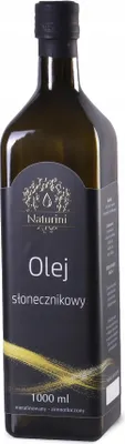 Zdjęcie produktu dla Olej słonecznikowy, zimnotłoczony 1000ml Naturini