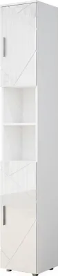 Obrázek produktu pro Koupelnová skříňka Vicco Irma Bílá vysoký lesk 30 x 192 cm, Model 35915