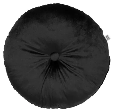 Produktbild von Dutch Decor Dekokissen Olly Ø38 cm Schwarz