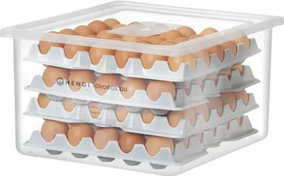 Imagen del producto de Contenedor para huevos HENDI OVOBOX 120, tamaño GN 2/3, 18 litros, 355x325x(alto)200 mm