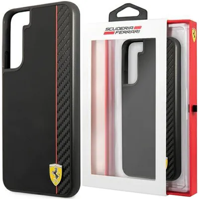 Produktbild von Ferrari Fesaxhcs22Mbk S22+ S906 Czarny/Schwarzes Hartschalengehäuse Mit Carbonstreifen