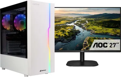 Produktbild von CAPTIVA Power Starter R78-399 TFT Bundle, 3,9 GHz, AMD Ryzen™ 5, 5600G, 16 GB, DDR4-SDRAM, 1 TB