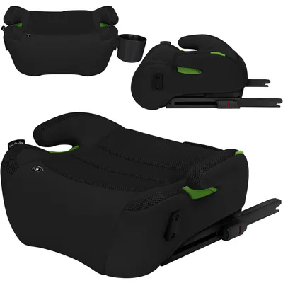 Produktbild von Lionelo Kindersitzerhöhung Luuk Fix i-Size ab 2 Jahre bis zu 4 Jahre oder länger, ab 22 kg bis 36 kg, 125–150 cm, ISOFIX - Schwarz