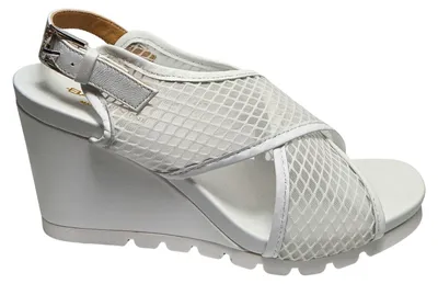Image de Chaussures Baldinini, modèle D4E304S7RETE9000. Chaussures pour femme, en filet, couleur blanche