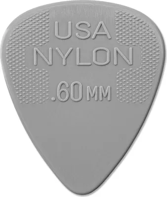 Produktbild von DUNLOP Nylon Standard 0,60 mm grau, 24er Pack Plektren (44F060)
