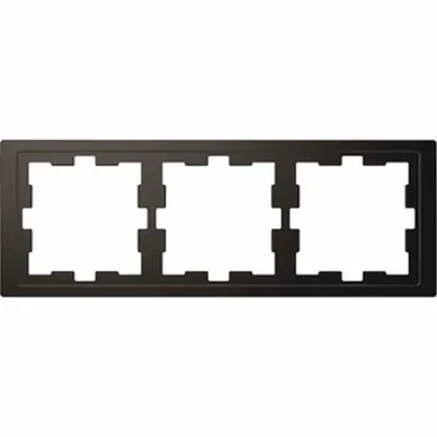 Produktbild von MERTEN MEG4030-6534 D-Life Rahmen 3fach Anthrazit