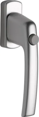 Produktbild von MACO Fenstergriff HARMONY Sperrknopf und 45° Rasterung, VK 7x35, silber eloxiert