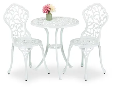 Immagine prodotto di Panca da giardino - Panca da esterno - Panchina - Panca per balcone - Panchina per parco - Panca da giardino in acciaio - Resistente agli agenti atmosferici - Tavolo pieghevole
