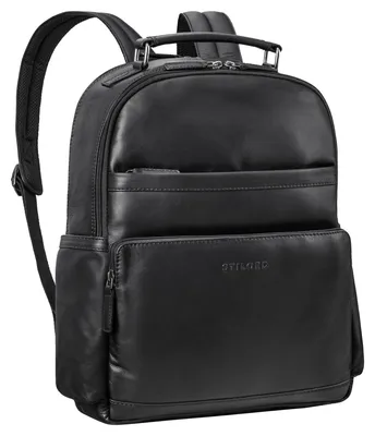 Immagine prodotto di Zaino in pelle di alta qualità, ideale per viaggi di lavoro, con scomparto per laptop