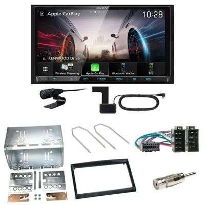 Produktbild von Kenwood DMX8021DABS Android Auto CarPlay Einbauset für Peugeot 307 Citroen C2 C3