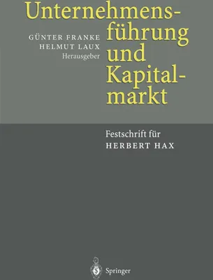 Produktbild von Unternehmensführung und Kapitalmarkt