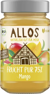 MUS Z MANGO (75 % OWOCÓW) BIO 200 g - ALLOS