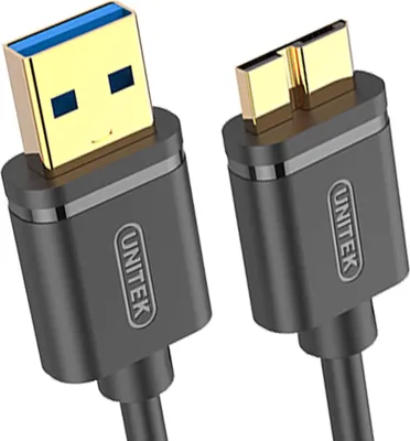 Produktbild von Unitek Laufwerkskabel 1M Usb 3.1 Micro B