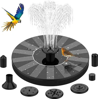 Produktbild von Welikera Gartenbrunnen, Solarbrunnen mit 1,2 W Solar Gartenbrunnen