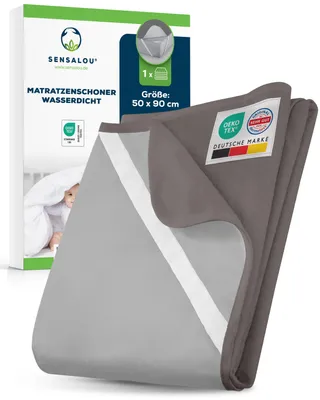 Zdjęcie produktu dla Sensalou Matratzenschoner 50 x 90 cm - Grau (1er Pack)
