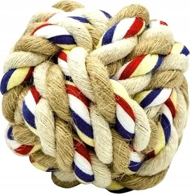 Imagen del producto de Pelota para perros de cuerda de yute, 5 cm