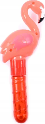 Produktbild von Seifenblasen Schwert Flamingo 20cm - Großer Seifenblasenstab für Kinder, Sommer & Party