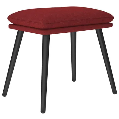 Obrázek produktu pro vidaXL Podnožka Vínově červená 45x29,5x35 cm Látka