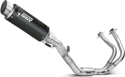 Produktbild von Komplette schwarze Rennabgasanlage MIVV GP Pro für KAWASAKI Z650