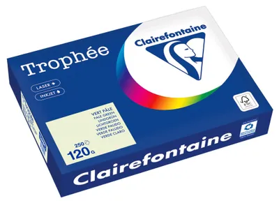 Image de Clairefontaine Kopierpapier 1246PC A4 120g lindgrün 250Bl