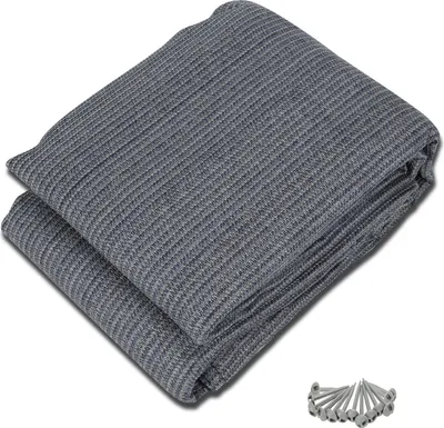 Produktbild von Faziango Vorzeltteppich 400x400 cm HDPE UV-stabil Wasserdurchlässig Atmungsaktiv für Zelt & Caravan & Picknick