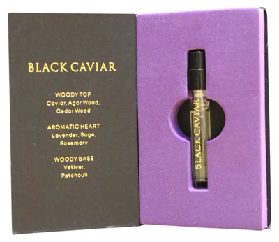 Obrázok produktu pre Electimuss, kolekcia Nero. Čierny kaviár, parfum, unisex, 1,8 ml. *Fľaštička