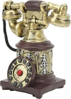 Obrázek produktu pro Starožitné ozdoby na telefon, vintage ozdoby na pevnou linku, dekorativní ozdoby do domácnosti, kavárny a kanceláře.