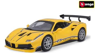 Obrázek produktu pro BBURAGO 488 Challenge, Auto, Sestavený, 1:24, Ferrai 488 Challenge, Jakékoliv pohlaví, 3 rok/roky