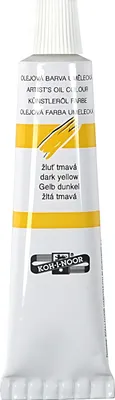 Produktbild von KOH Ölmalfarbe Mánes 16 ml Tube dark yellow