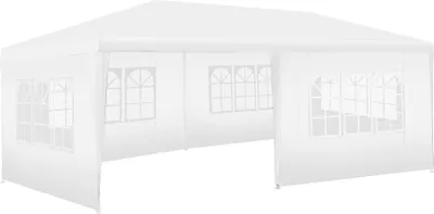 Image de Pavillon imperméable NOVARA avec 5 côtés - blanc