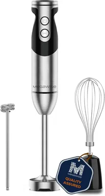 Obrázek produktu pro MEGAWISE 3v1 – Tyčový mixér s 12 rychlostmi, včetně metly a nástavce na šlehání mléka