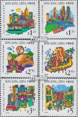 Produktbild von Briefmarken Hongkong 1999 Mi 887-892 (kompl.Ausg.) postfrisch Tourismus
