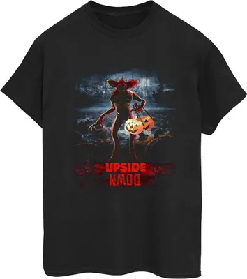 Produktbild von Netflix - "Stranger Things Upside Down" T-Shirt für Damen BI44260 (M) (Schwarz)