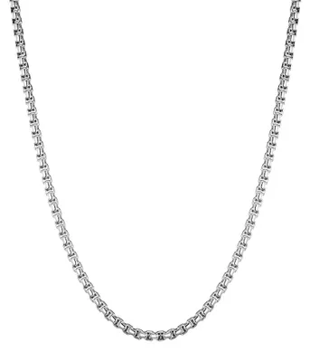 Produktbild von DonDon® Herren Halskette Edelstahl Länge 56 cm - Ø 0,5 cm