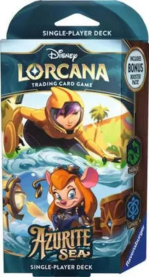 Zdjęcie produktu dla Lorcana Azurite Sea: Emerald & Sapphire Starter Deck German