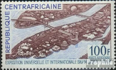 Produktbild von Briefmarken Zentralafrikanische Republik 1967 Mi 128 (kompl.Ausg.) postfrisch Weltausstellung EXPO67