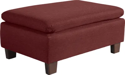 Produktbild von Max Winzer Hocker Aaron - Flachgewebe rot - Maße: 90 x 60 x 43 cm