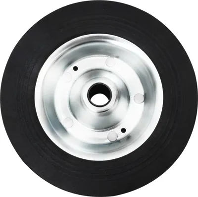 Produktbild von vidaXL Rad für Anhänger-Stützrad Ø20x5 cm Vollgummi und Stahl