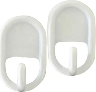 Obrázek produktu pro TORO Háčky samolepící 2 ks, 6, 6 x 4 x 2, 2 cm_EXTUTC