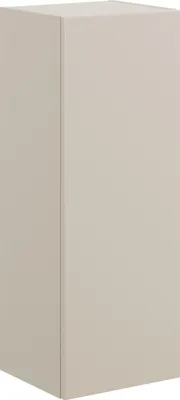 Zdjęcie produktu dla Szafka Łazienkowa Półsłupek Kaszmirowy Mat 30 Cm 1 Drzwi Push Open
