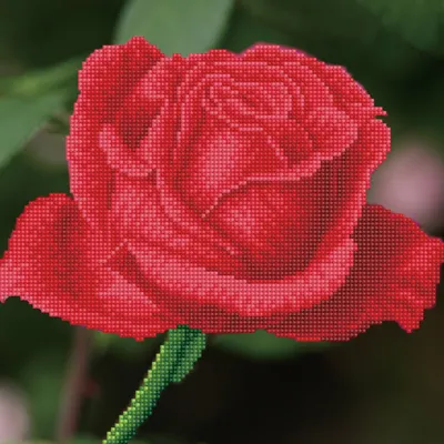 Produktbild von Diamond Dotz Diamond Painting Blumen - Rose Bud 30,5x30,5cm