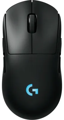 Obrázek produktu pro Logitech G PRO 2 LIGHTSPEED Mouse, Pro praváky i leváky, Optický, RF bezdrátový, 32000 DPI, 1 ms, Černá