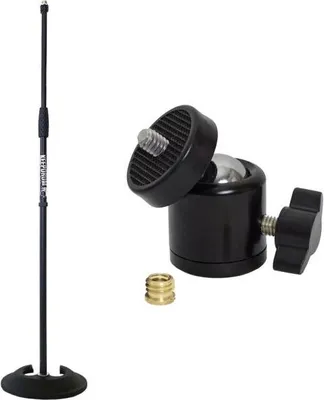 Image de keepdrum MS096 Pied de micro avec rotule