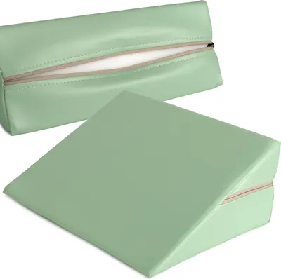 Produktbild von Habys Lagerungskeil, für Massage und Therapie | Lagerungskissen, Lagerungsmaterial | Physiotherapie, Orthopädisch | 30x40x16cm | Grün