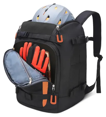 Productafbeelding van Skischoenentas - 50 liter - Nylon - Met helmvak - Oranje
